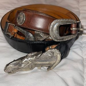 Brighton belt with horse buckle